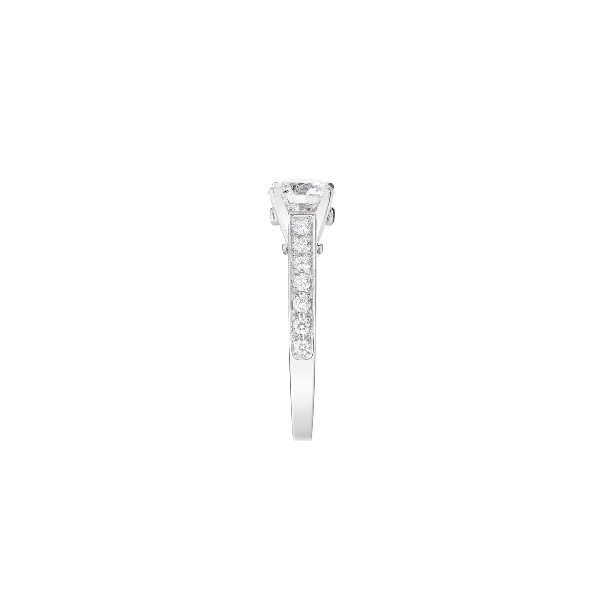 Beloved platinum & round diamond 0.20 carat Solitaire - Platinum