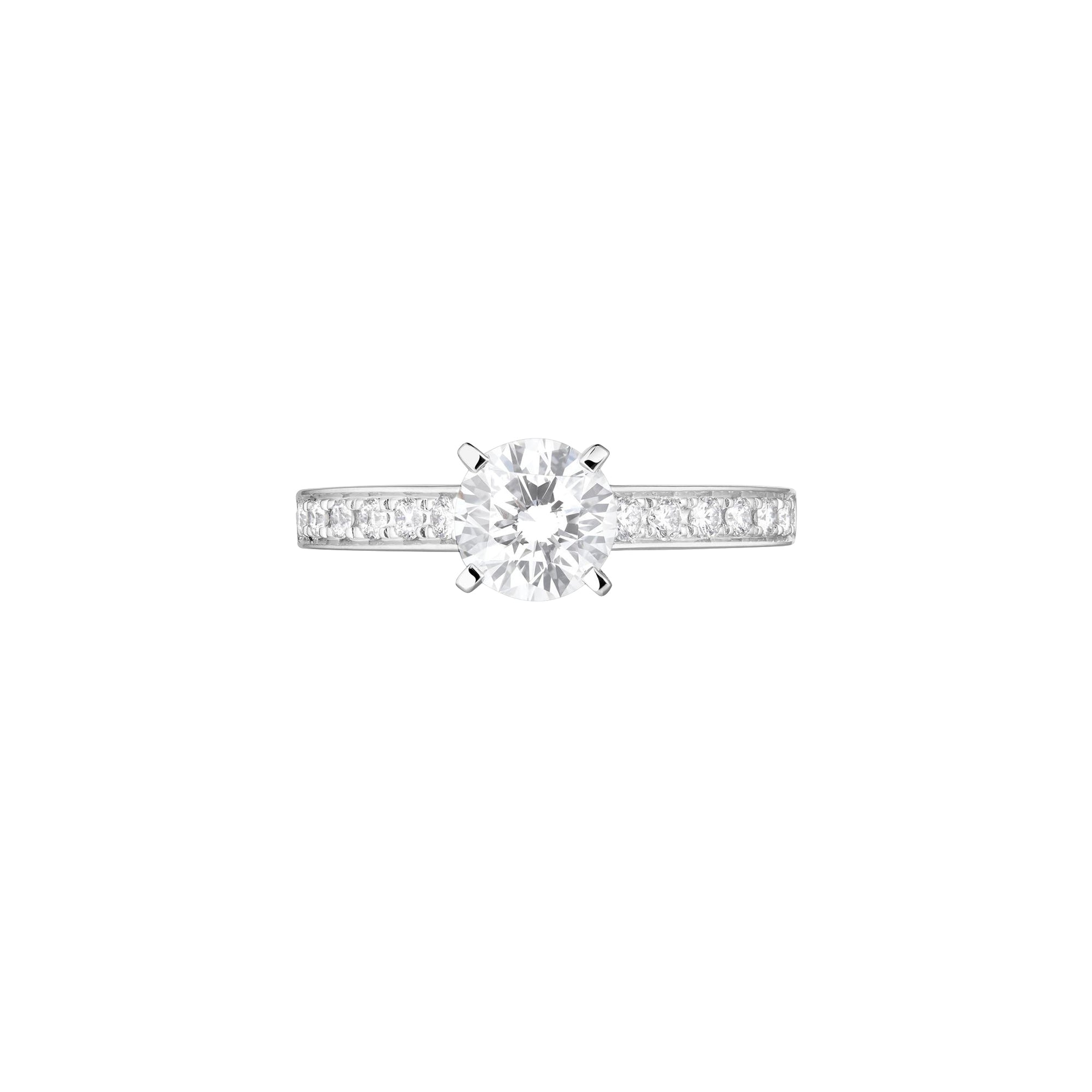 Beloved platinum & round diamond 0.50 carat Solitaire - Platinum