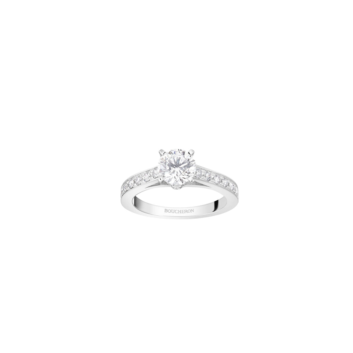Beloved platinum & round diamond 0.50 carat Solitaire - Platinum