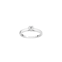Beloved platinum & round diamond 0.20 carat Solitaire - White