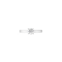 Beloved platinum & round diamond 0,50 carat Solitaire - White
