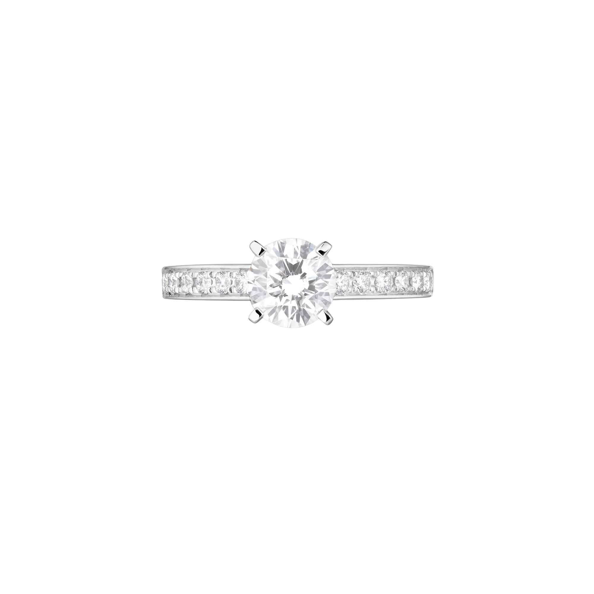 Beloved platinum & round diamond 0.70 carat Solitaire - Platinum