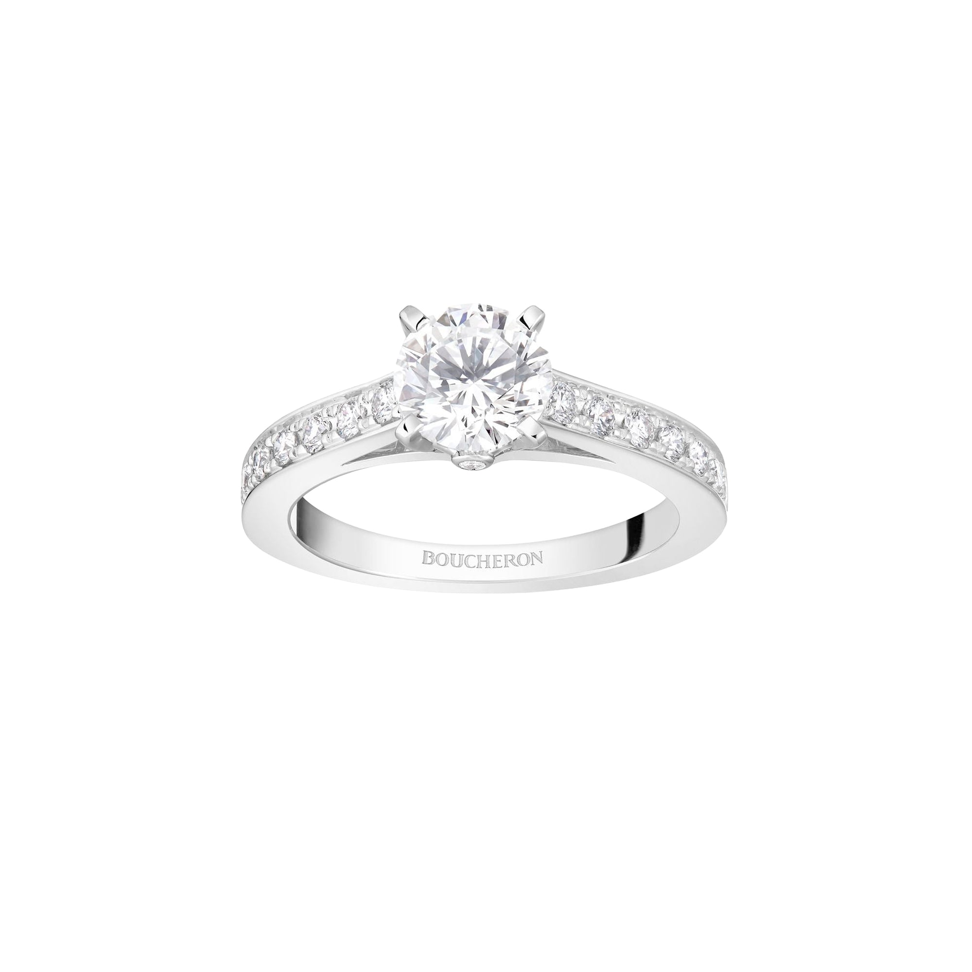 Beloved platinum & round diamond 0.70 carat Solitaire - Platinum