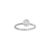 Serpent Boheme white gold & round diamond 0,20 carat Solitaire - White