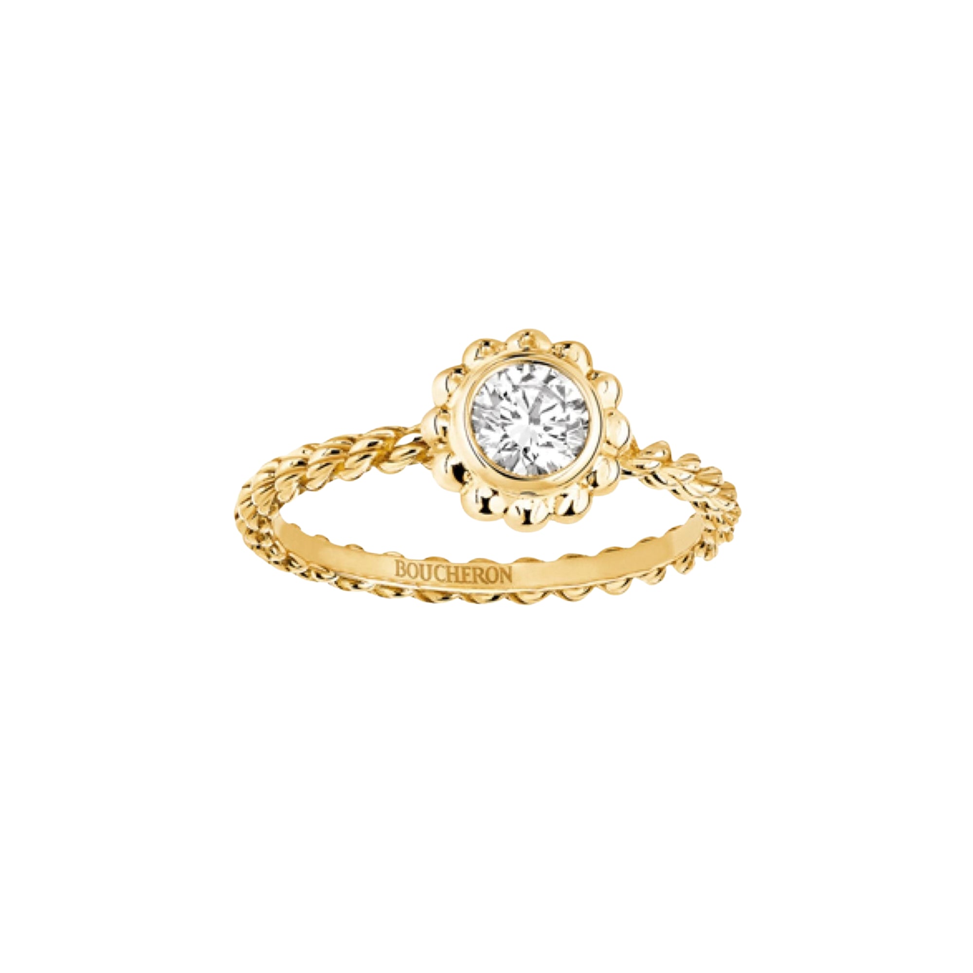 Serpent Bohème yellow gold & round diamond 0.40 carat Solitaire - Yellow