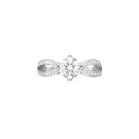Pont de Paris platinum & round diamond 0.70 carat Solitaire - Platinum