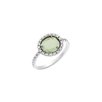 Colpo di fulmine Peridot Diamond & White gold Ring - White gold