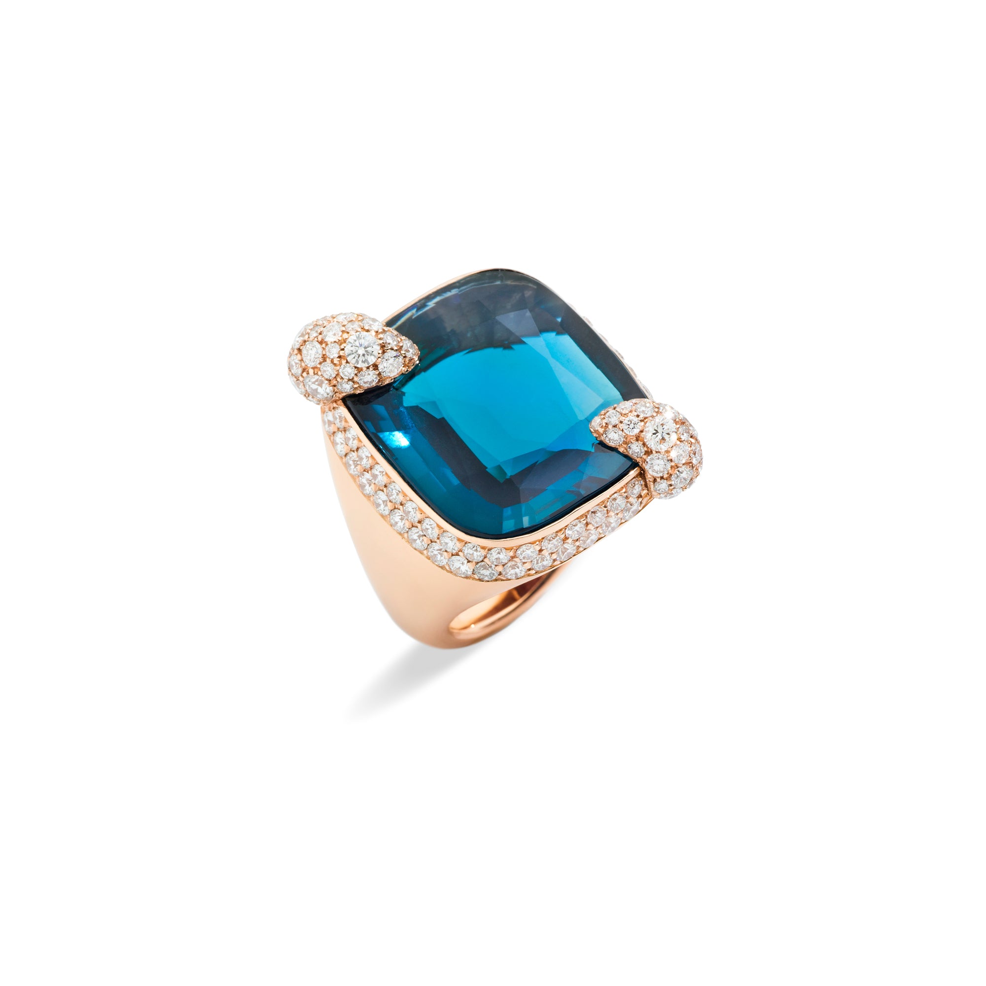 Ring Ritratto London Blue Topaz Diamond