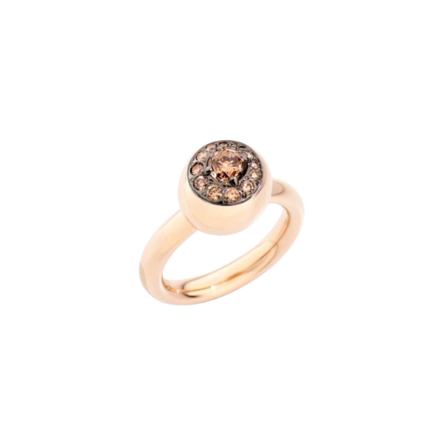 Nuvola Diamond & Rose gold Ring - Rose gold