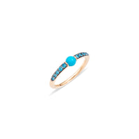Ring M'ama non M'ama Turquoise Zircon