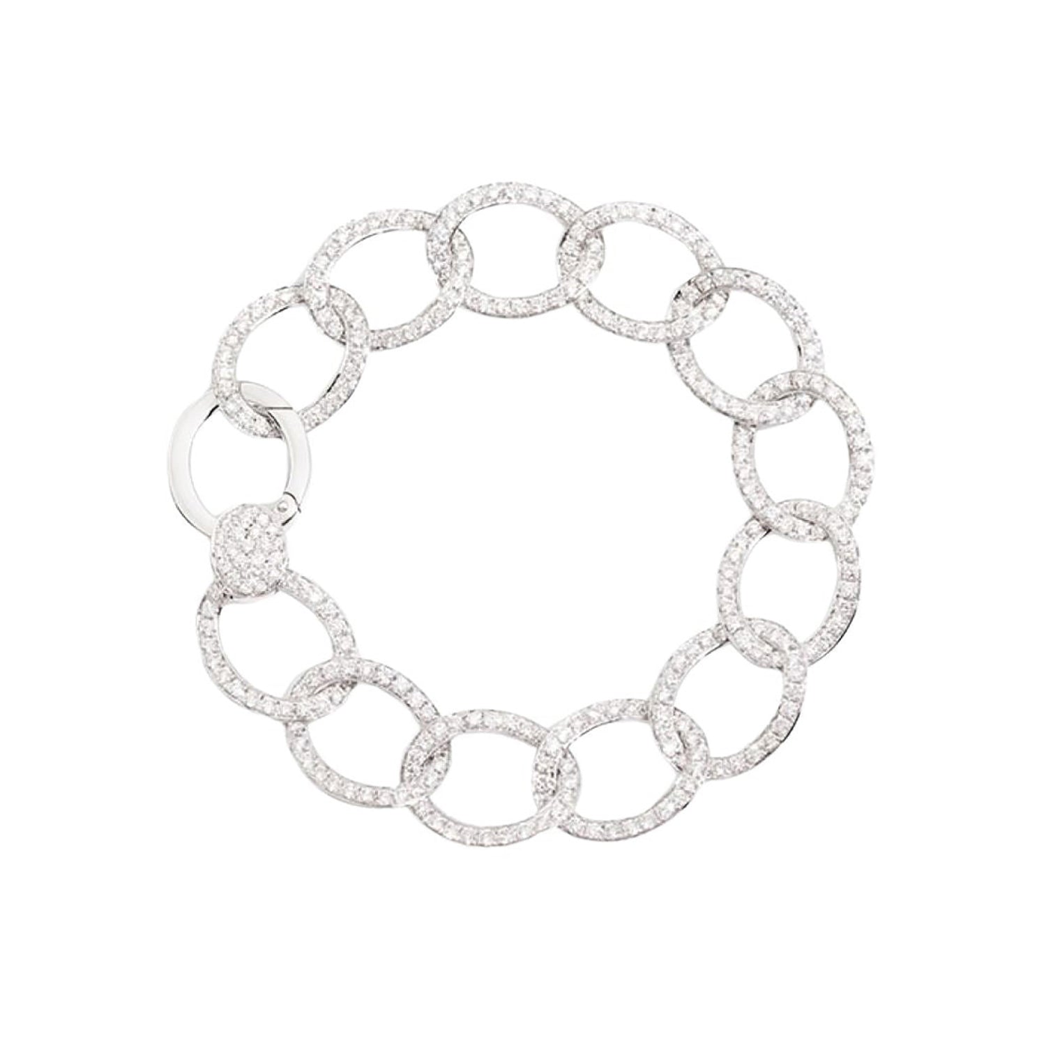 Brera Diamond & White gold Bracelet - White gold