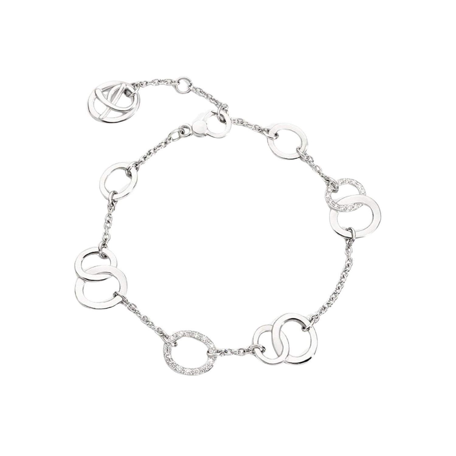 Brera Diamond & White gold Bracelet - White gold