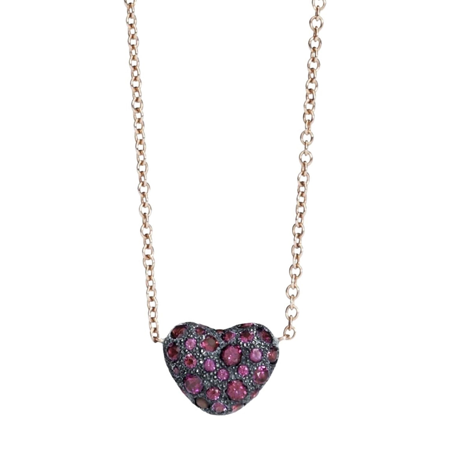 Tabou Rhodolite Garnet & Rose gold & Silver Necklace - Rose gold & Silver
