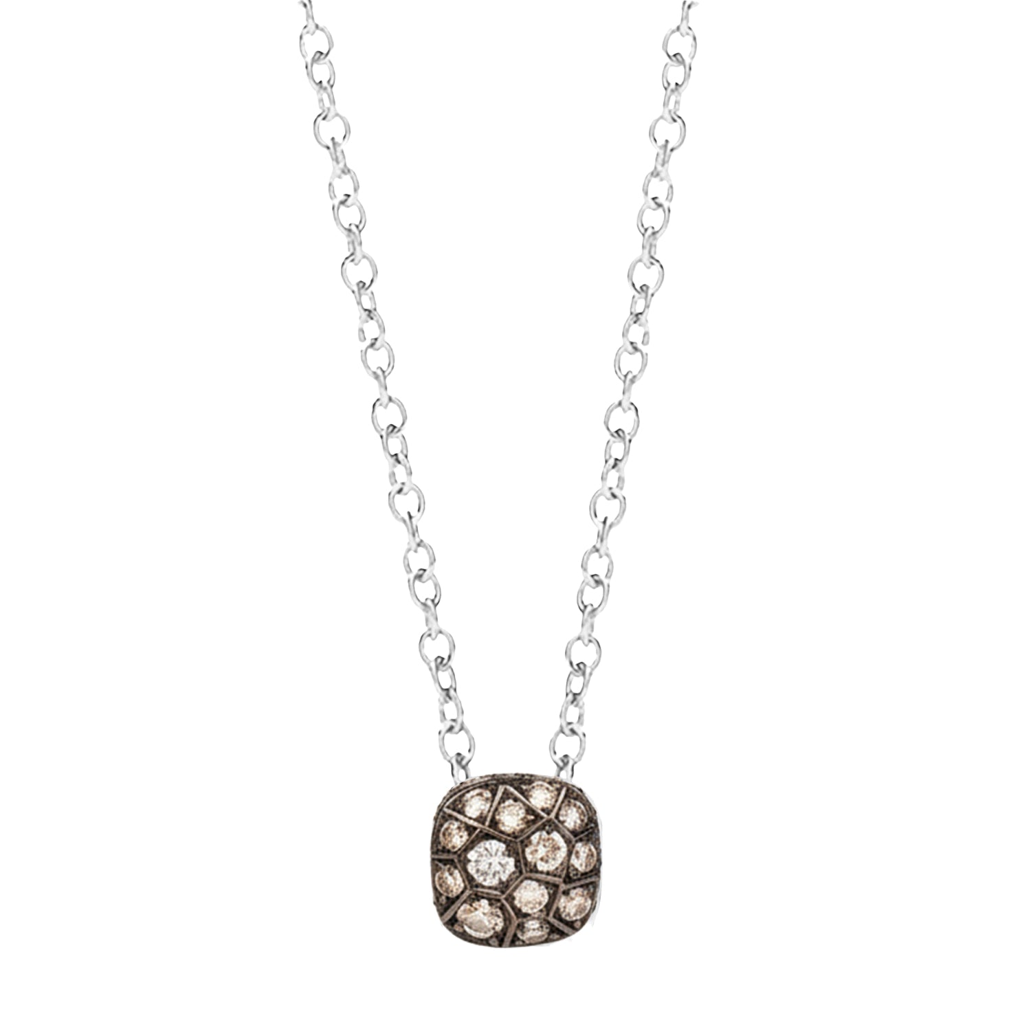 Nudo Petit rose gold & diamonds Necklace - Rose Gold