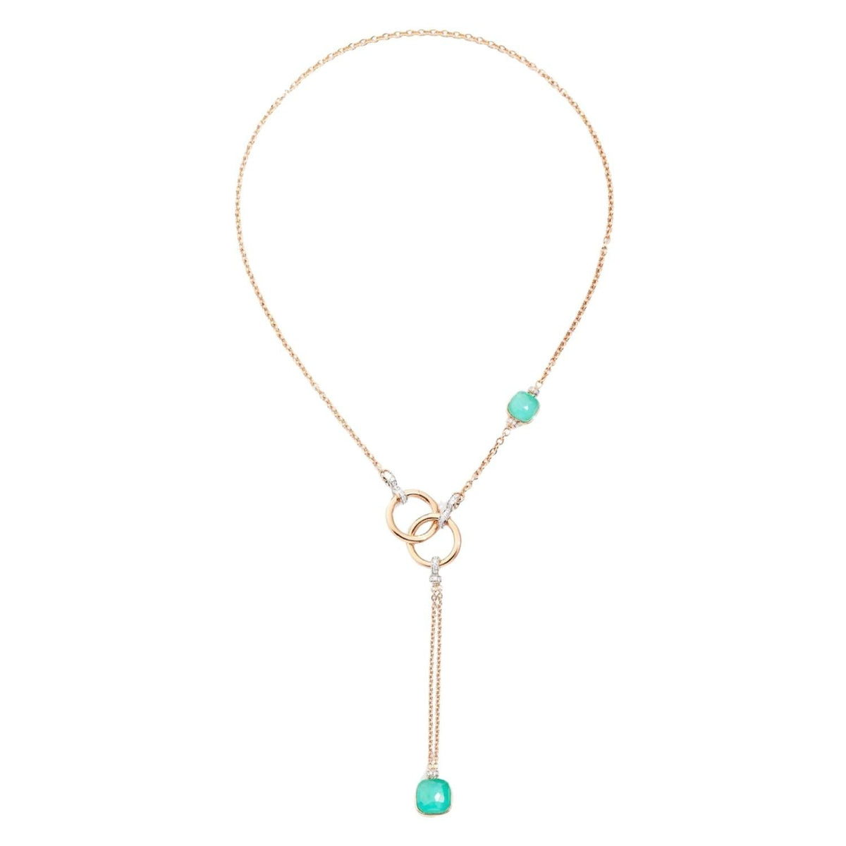 Nudo Necklace - Rose Gold & White Gold