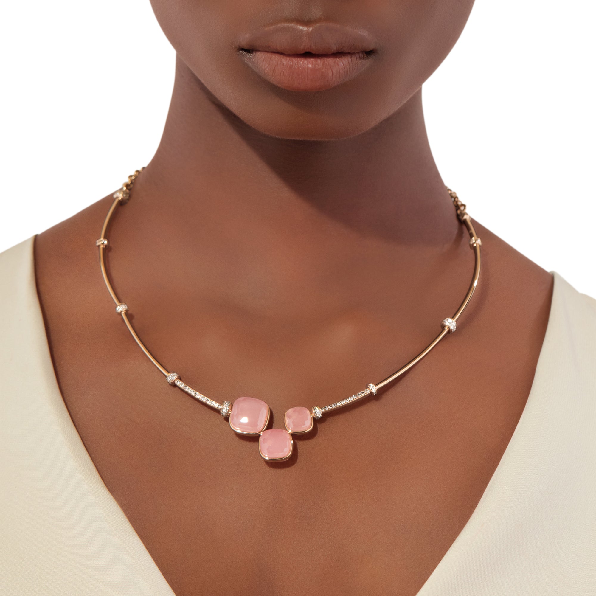 Nudo Necklace - Rose gold