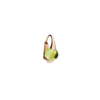 M'ama non M'ama Peridot & Rose gold Half-pair earring - Rose gold