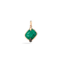 Pendant Ritratto Malachite Diamond