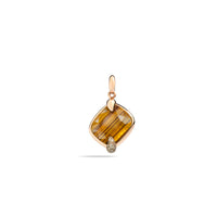 Pendant Ritratto Tiger Eye Diamond