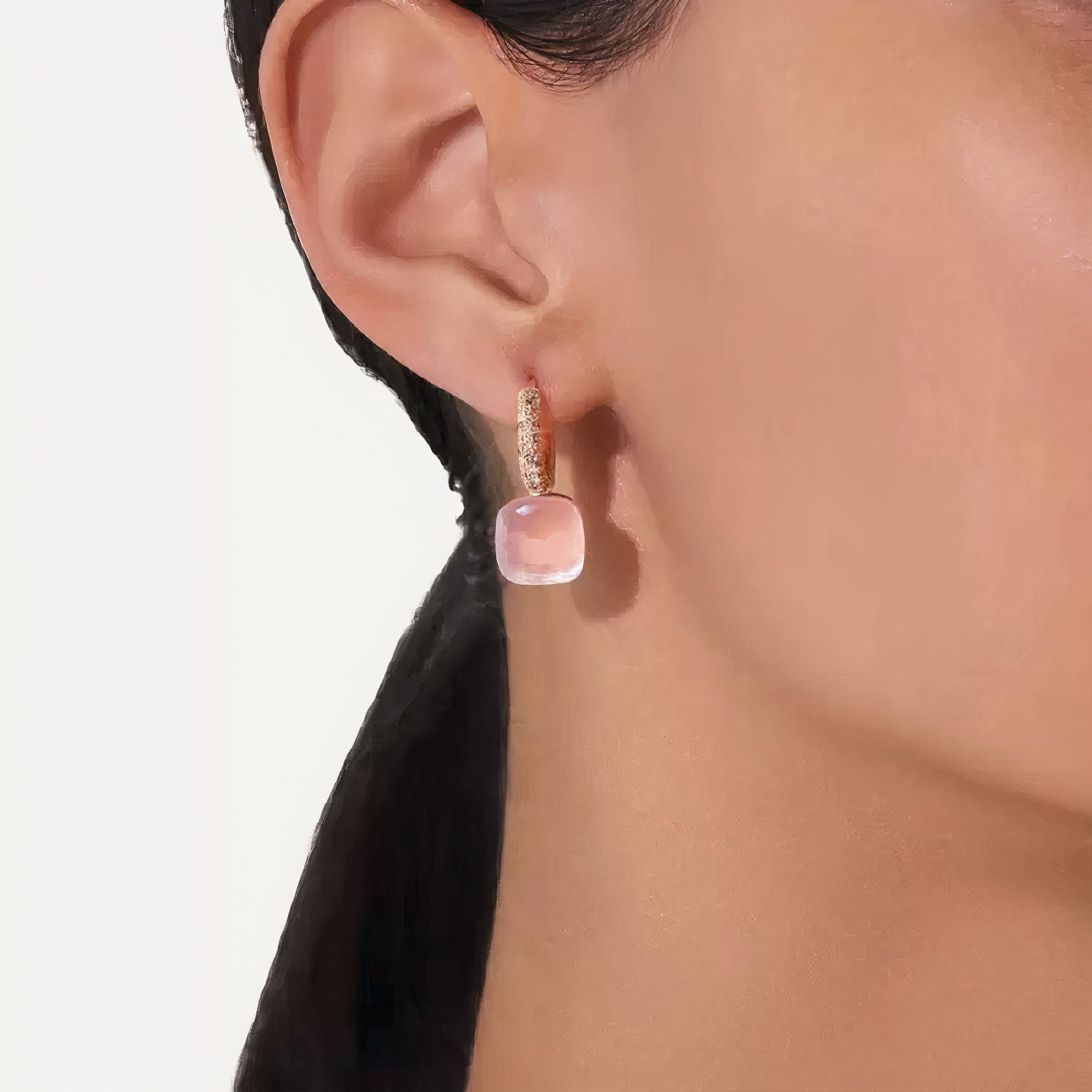 Nudo Earrings - Rose gold