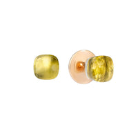 Nudo Lemon Quartz & Rose gold Earrings - Rose & white gold