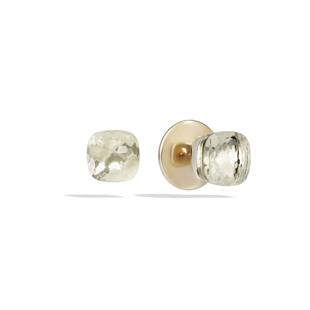 Earrings Nudo White Topaz