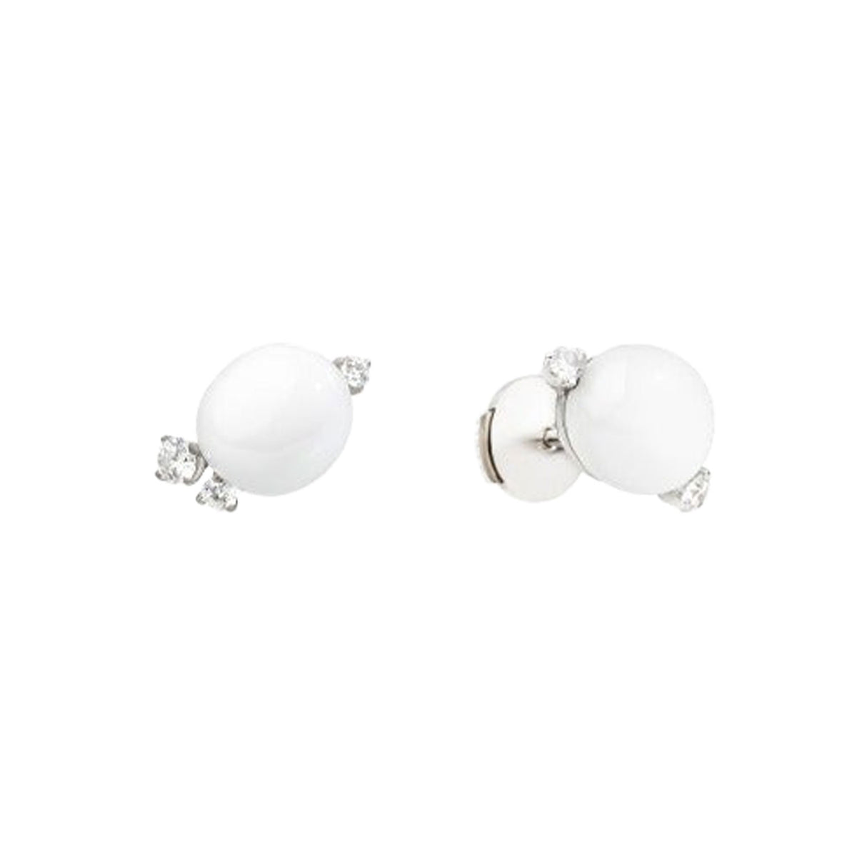 Capri Earrings - White Gold