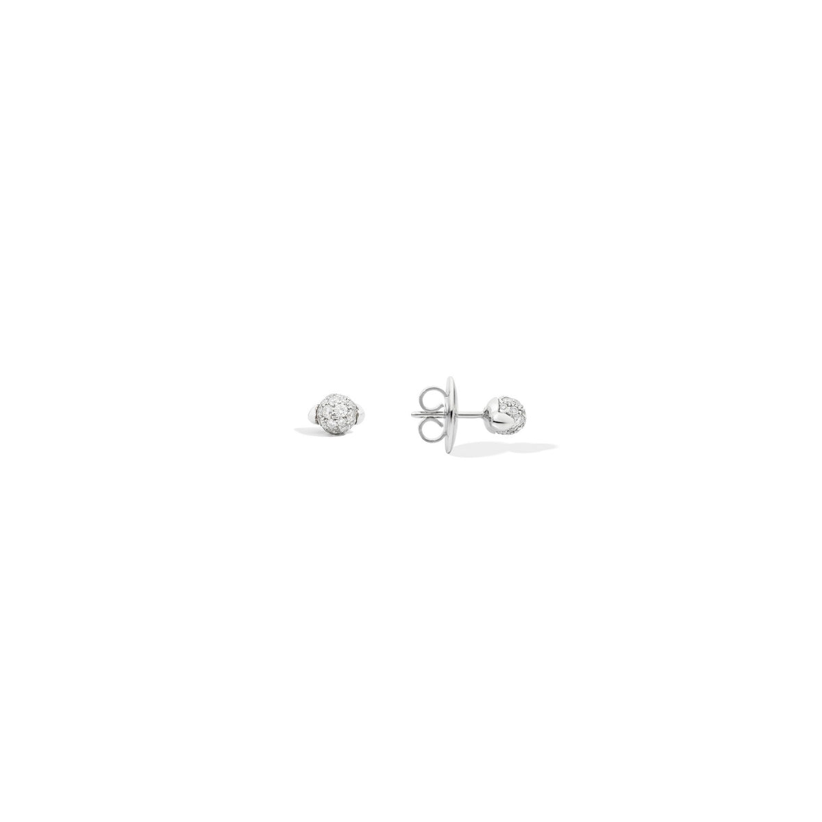 M'ama non M'ama Earrings - White Gold