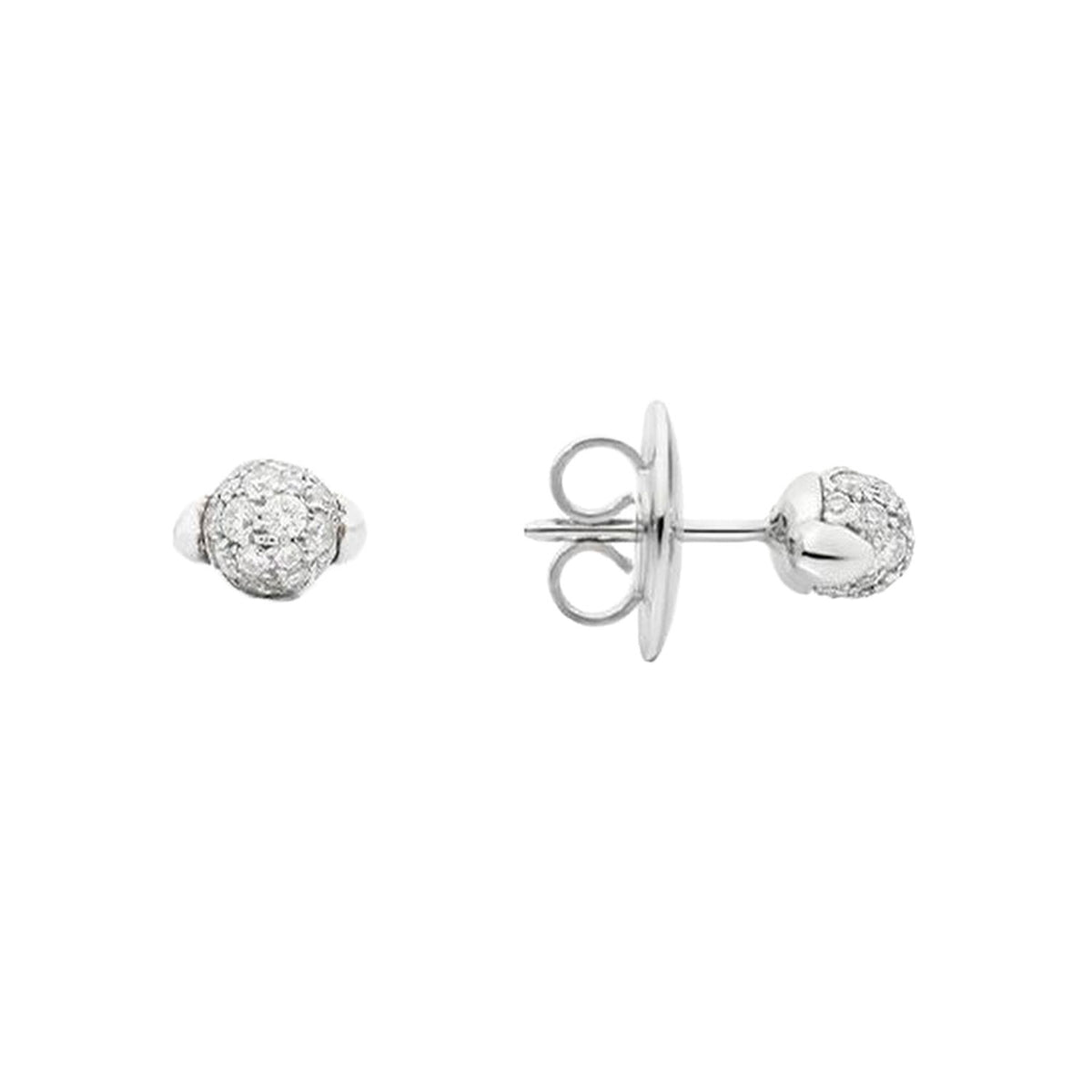 M'ama non M'ama Earrings - White Gold