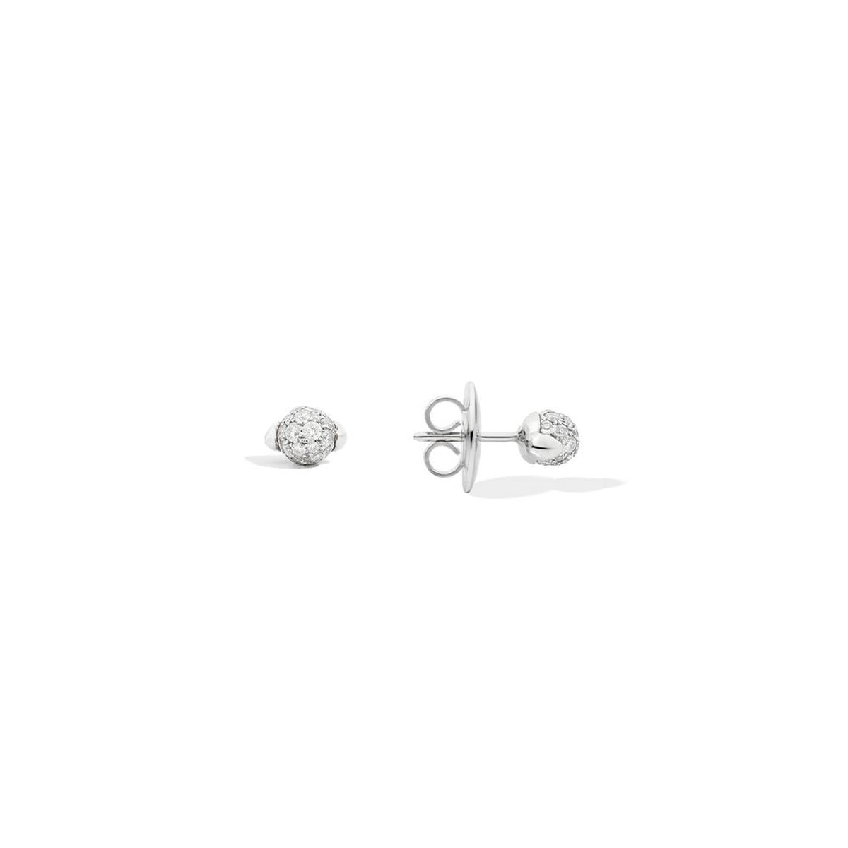 M'ama non M'ama Earrings - White Gold