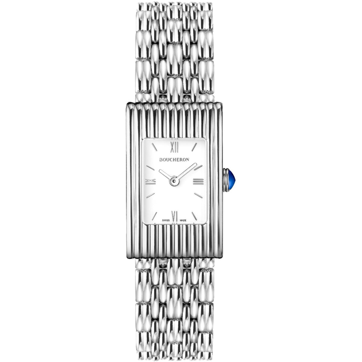 Reflet Small steel white dial & steel Watch - Steel