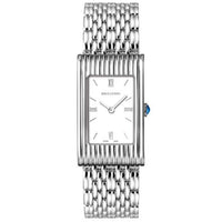 Reflet Medium white dial & steel Watch - White & Black