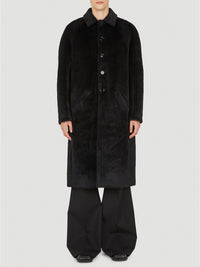 Oversized wool Coat - Black