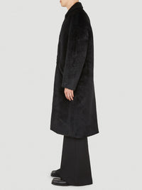 Oversized wool Coat - Black