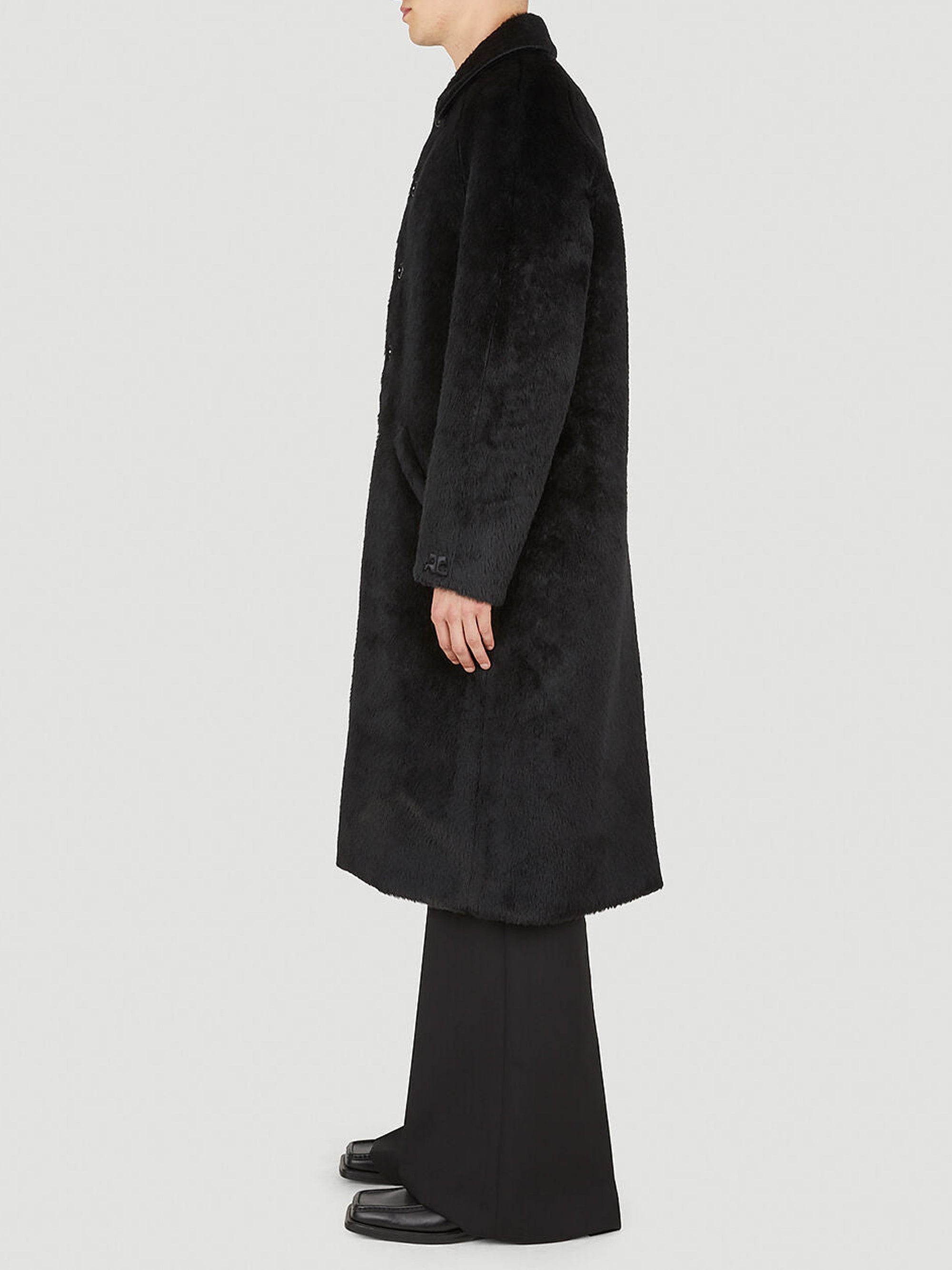 Oversized wool Coat - Black
