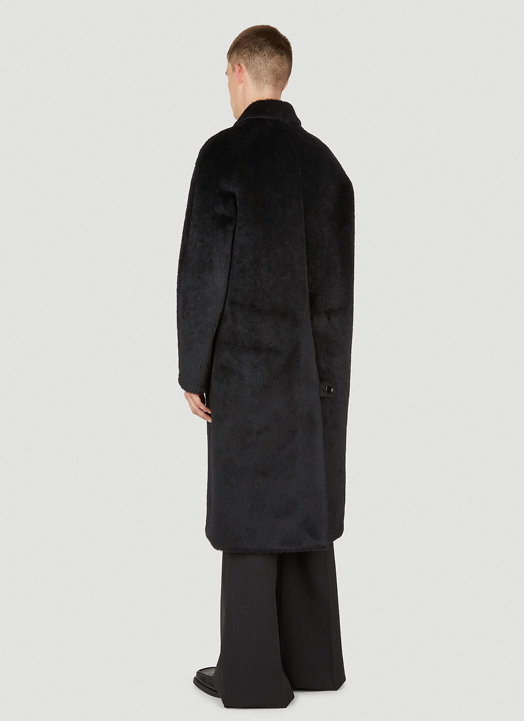 Oversized wool Coat - Black