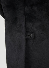 Oversized wool Coat - Black