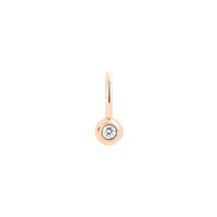 Bollicine rose gold & diamond Charm - Rose Gold