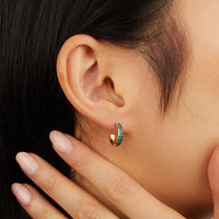 Pomellato together Emerald & Rose gold Earrings - Rose gold