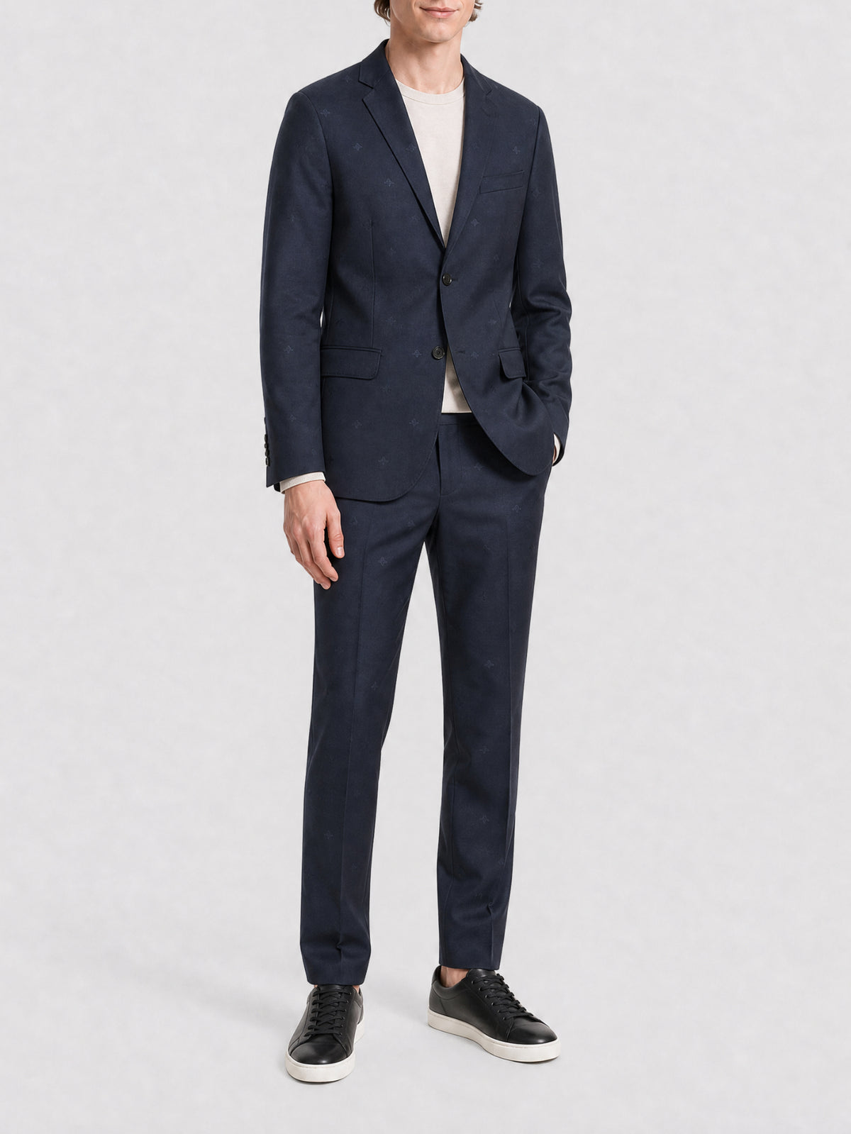 Formal Monaco Bee Ga ink Suit - Ink