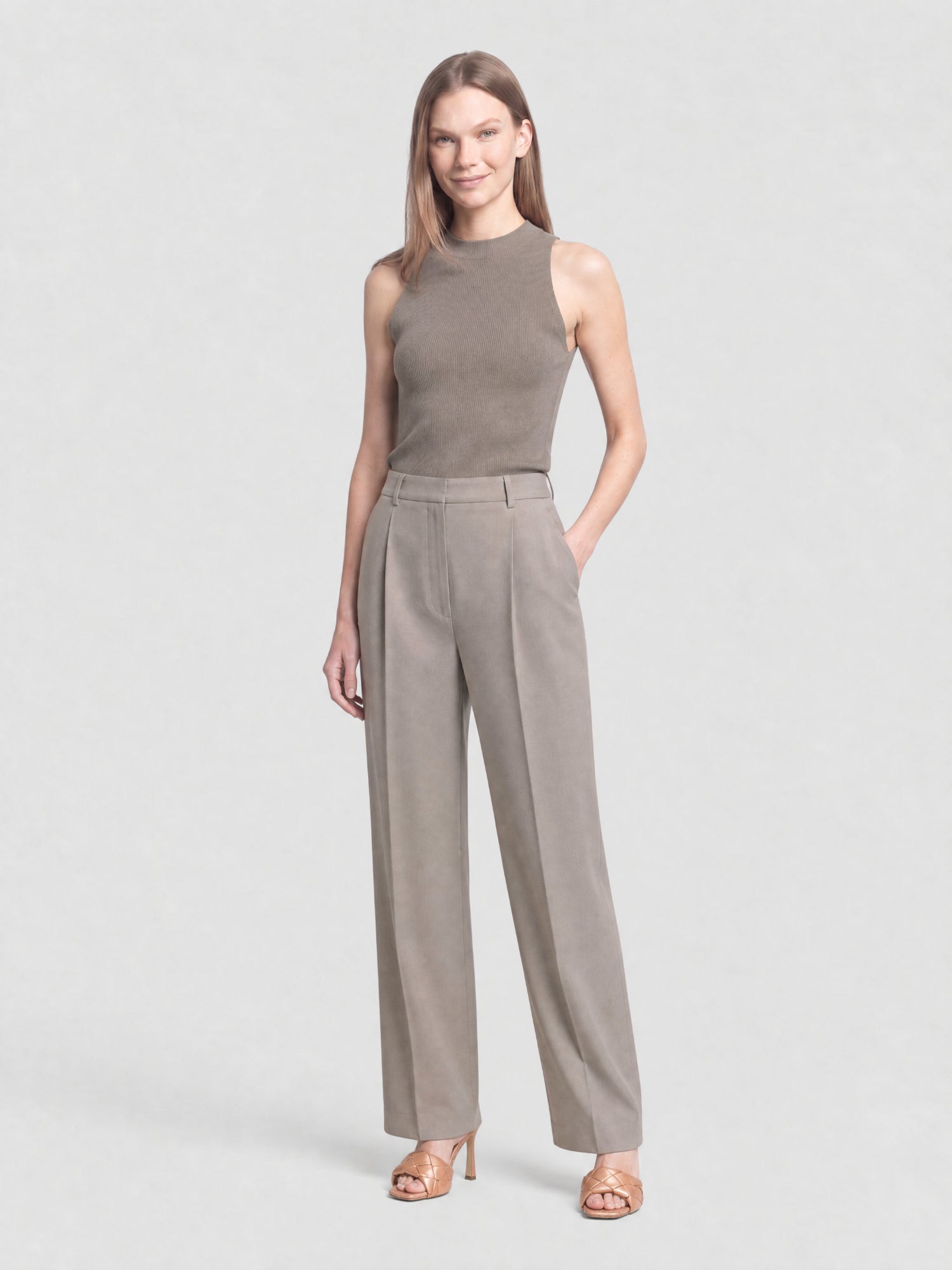 Lido cinder 90mm Mules - Cinder
