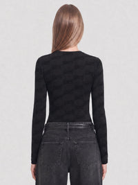 BB Monogram black Top - Black