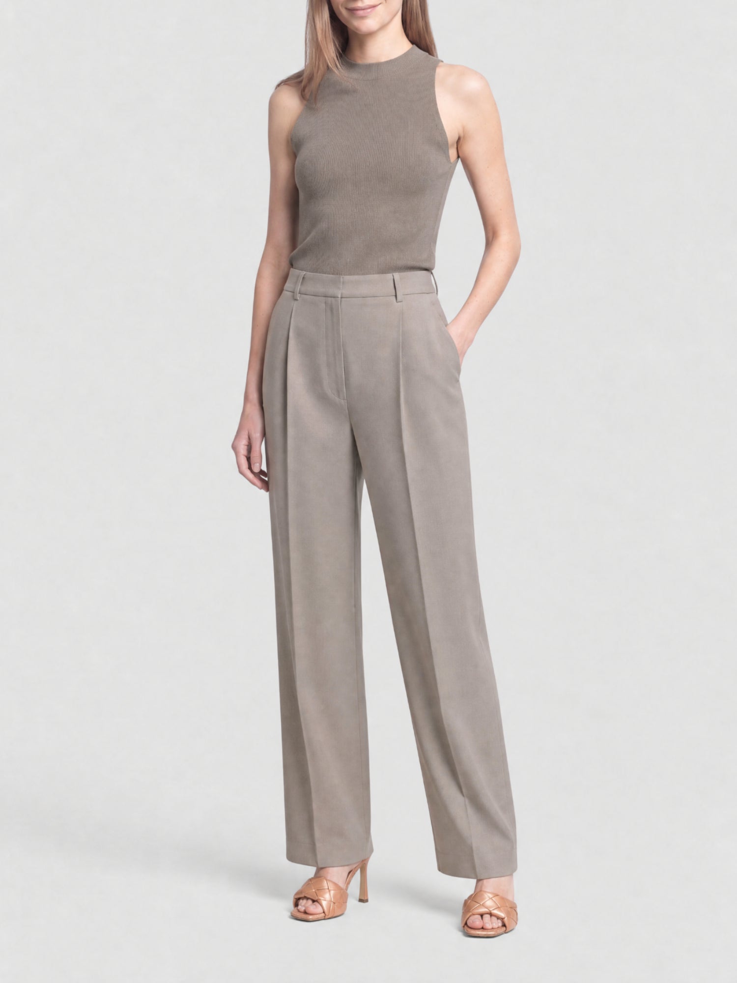 Lido cinder 90mm Mules - Cinder